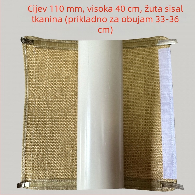 Mačje stablo za penjanje s gnijezdom i okvirom — DIY materijali za obnovu vodovodnih cijevi, balkon, PVC kanalizacijska cijev i plinovod