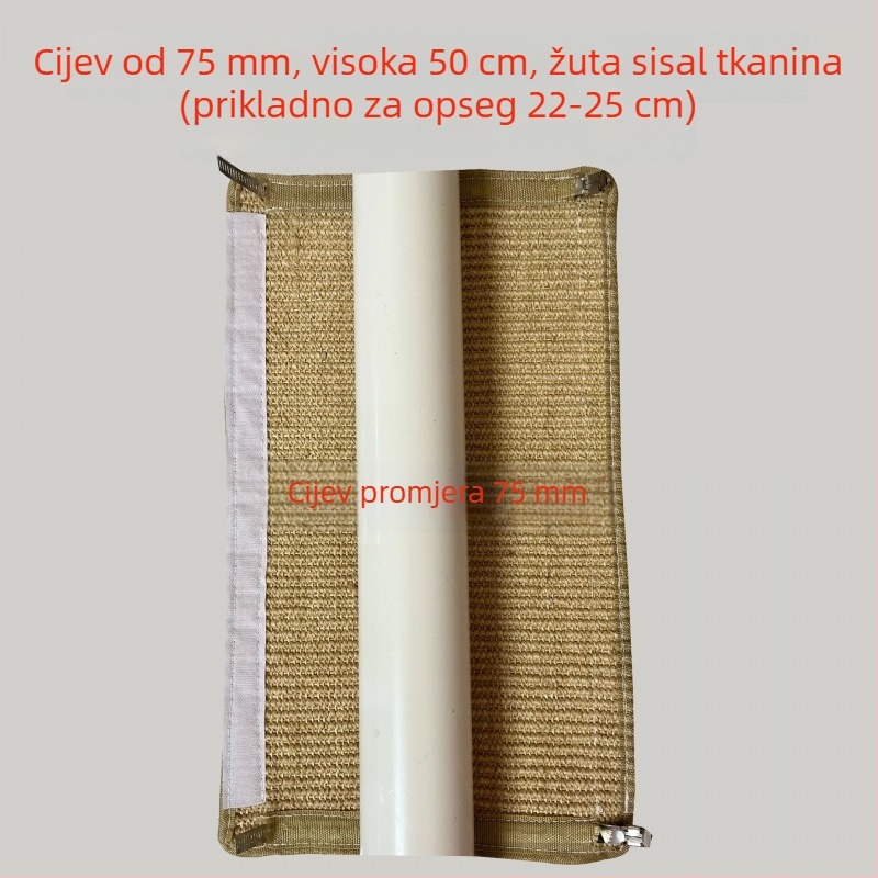 Mačje stablo za penjanje s gnijezdom i okvirom — DIY materijali za obnovu vodovodnih cijevi, balkon, PVC kanalizacijska cijev i plinovod