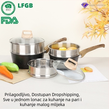 Lonac za bebinu hranu s parnim košem
