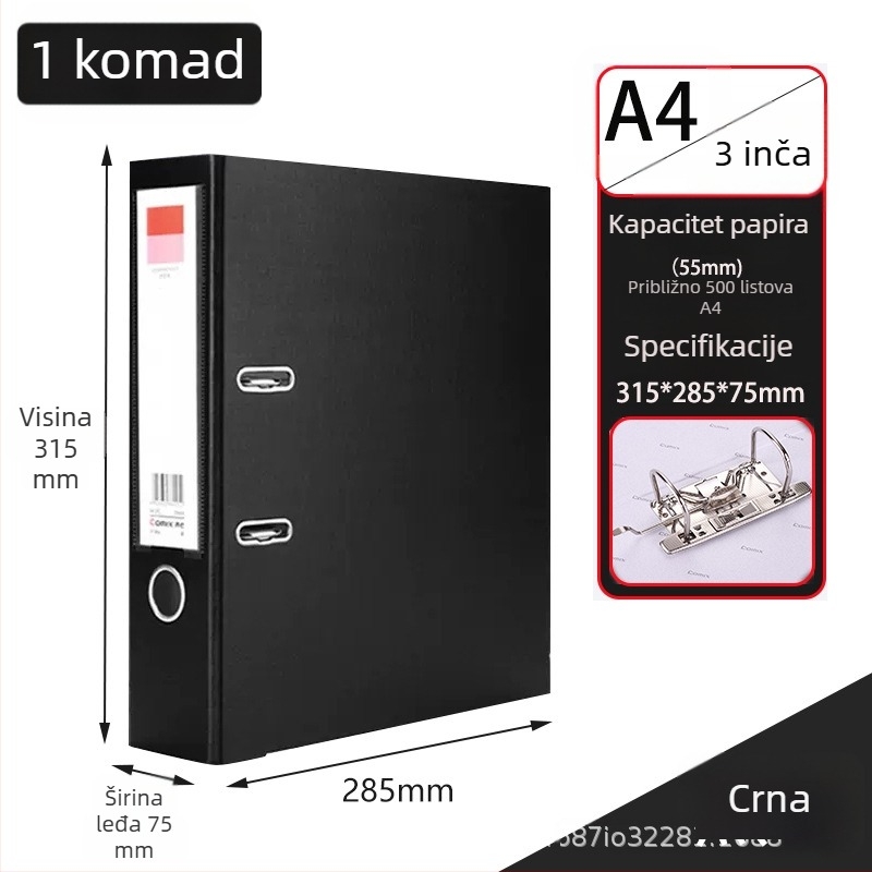 A4 fascikl s dvije rupe, debeo