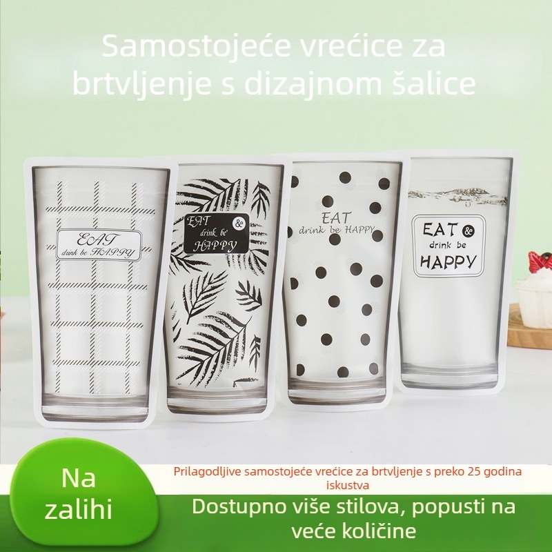Vrećice u obliku čaše, samostojeće Ziplock vrećice za orašaste plodove i grickalice