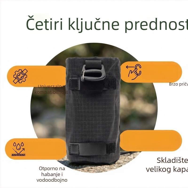 2026 Vanjski ruksak dodatak s naramenicama, džepom za telefon i bocu za vodu, proširiva torba za planinarenje