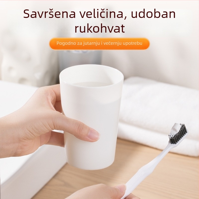 Minimalistička mat plastična čaša za četkicu, ispiranje i piće za kućnu upotrebu