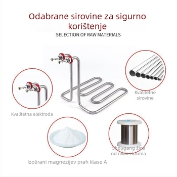 Električna grijaća cijev za fritu i pribor za grijanje cijevi za komercijalne fritze