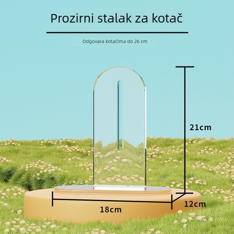 Kotač za hamstera sa stalkom, izuzetno tih, velika kućica s dekoracijama i kuglom za vježbanje