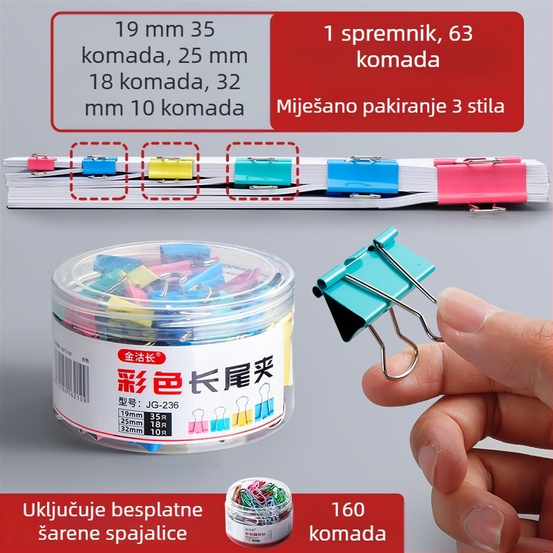 Mapa za fakture i dokumente, organizator računa i bilješki, mapa s jednim klipom