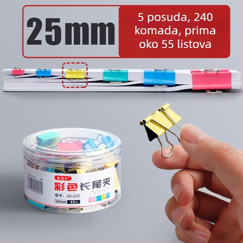 Mapa za fakture i dokumente, organizator računa i bilješki, mapa s jednim klipom
