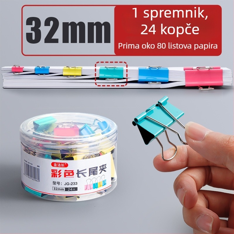 Mapa za fakture i dokumente, organizator računa i bilješki, mapa s jednim klipom