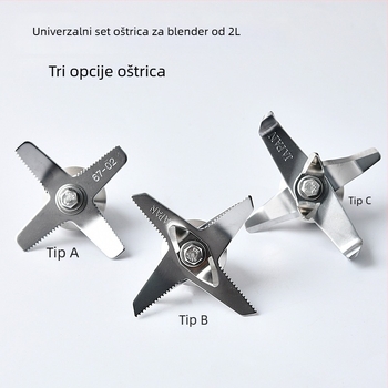 767 Visoko učinkoviti komercijalni blender 2 L – set dodataka: glava za rezanje, skup noževa i držač čaše