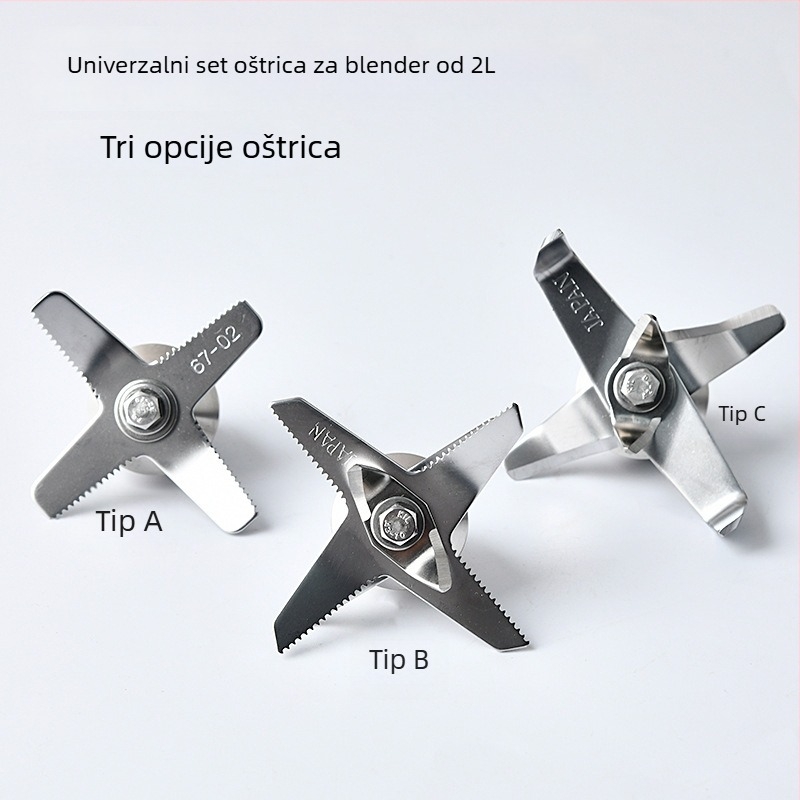 767 Visoko učinkoviti komercijalni blender 2 L – set dodataka: glava za rezanje, skup noževa i držač čaše