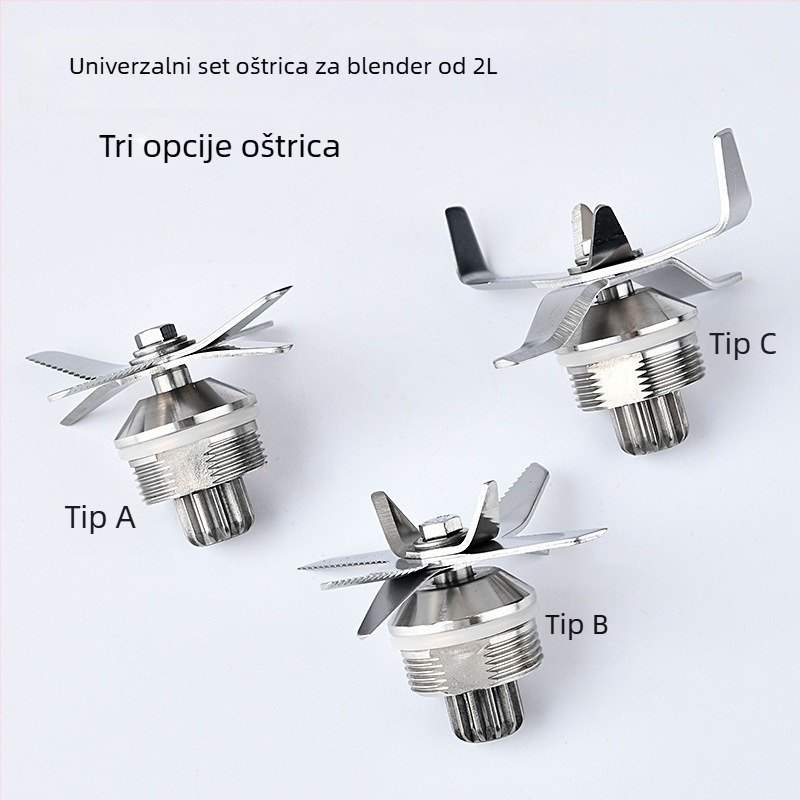 767 Visoko učinkoviti komercijalni blender 2 L – set dodataka: glava za rezanje, skup noževa i držač čaše