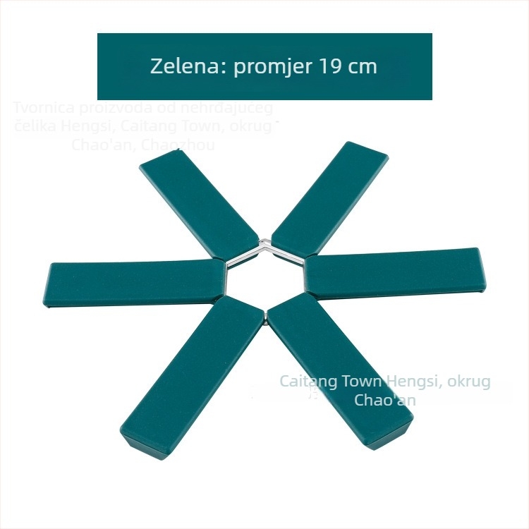 Sklopiva podloga za toplinsku izolaciju za blagovaonski stol, podloga za glineni lonac i tanjure, kuhinjski kreativni alat