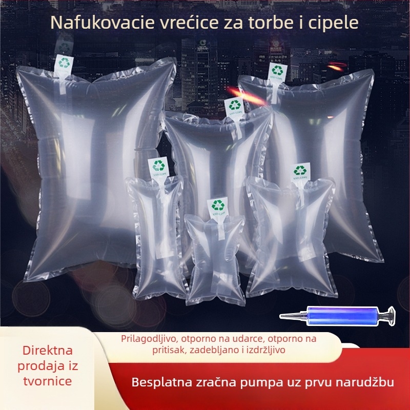 Naduvljive mjehurične zaštitne vrećice za prtljagu i cipele, zaštitno punilo za pakiranje i otpremu