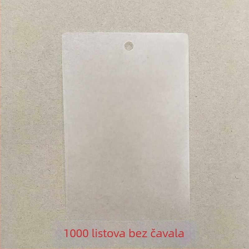 Prozirna matirana logistička oznaka za PVC ploču – prazna oznaka za biljke