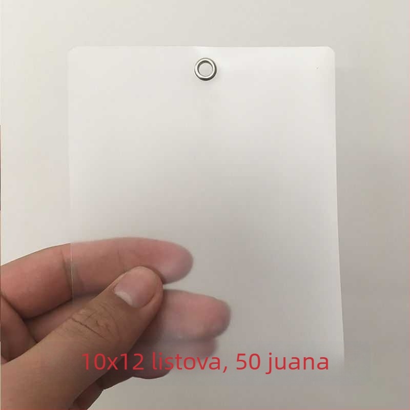 Prozirna matirana logistička oznaka za PVC ploču – prazna oznaka za biljke