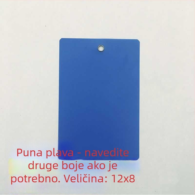 Prozirna matirana logistička oznaka za PVC ploču – prazna oznaka za biljke