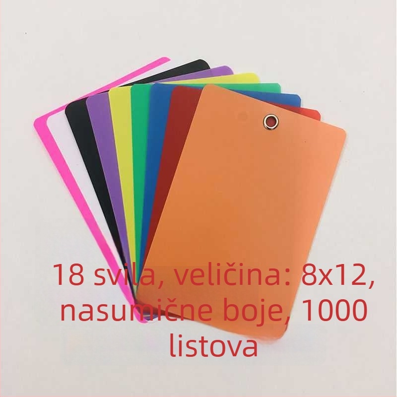 Prozirna matirana logistička oznaka za PVC ploču – prazna oznaka za biljke