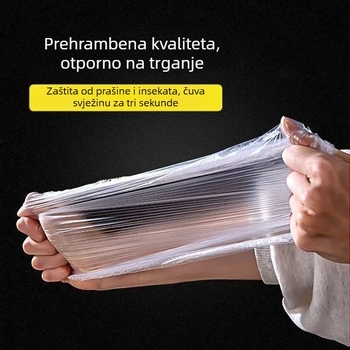 Plastični poklop za hranu – jednokratni zaštitni poklopac, višenamjenska zaštita od prašine i vrećica za očuvanje svježine