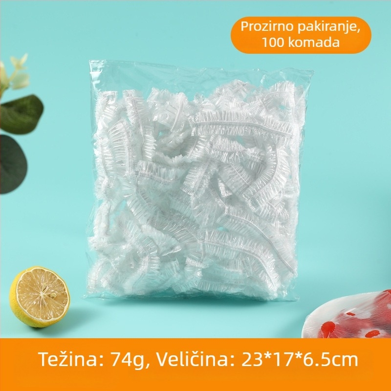 Plastični poklop za hranu – jednokratni zaštitni poklopac, višenamjenska zaštita od prašine i vrećica za očuvanje svježine