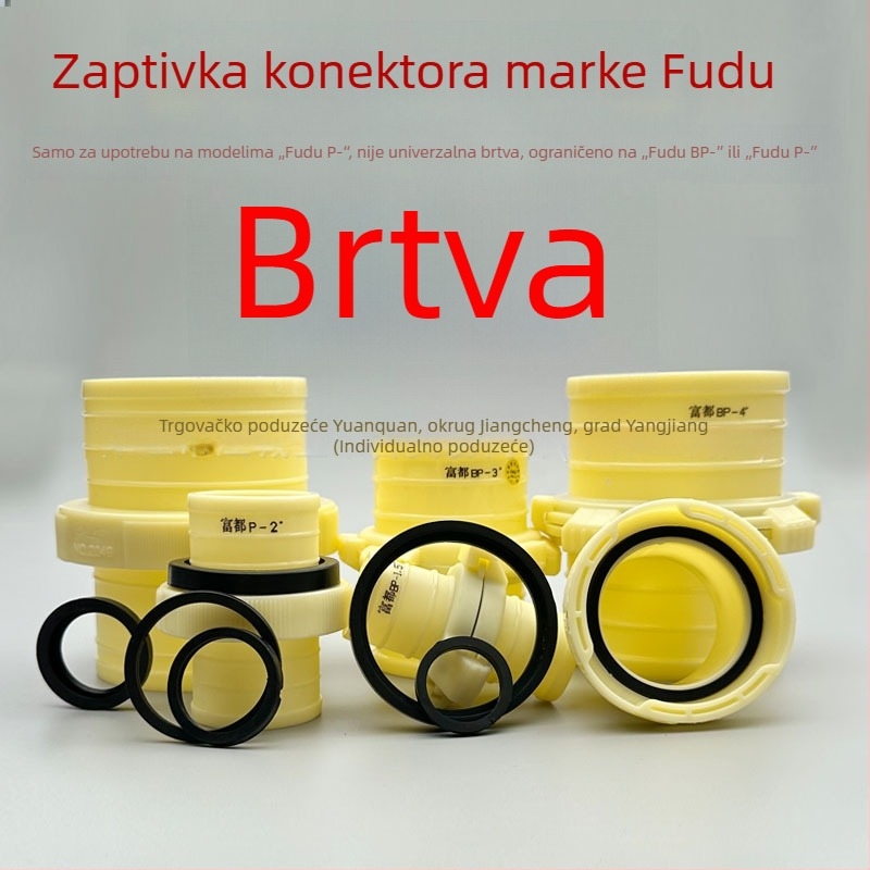 Poljoprivredni brzi spoj s brtvenim prstenom za vodovodne cijevi, originalni Fudu, veličine 2 inča, 2,5 inča i 3 inča