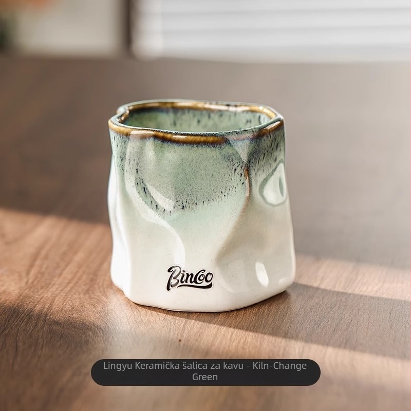 Bincoo Set za kavu pour-over s keramičkim filterom, posuda za dijeljenje i ručni mlin za kavu za kućnu upotrebu