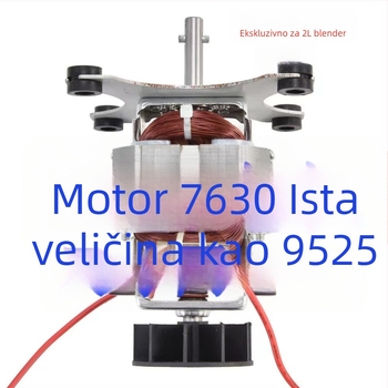 2 L motor za blender visokih performansi s čistom bakrenom namotnicom, model 9525, univerzalni dodaci 7630