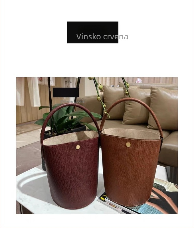 Mini kožna bucket torba, modni model za proljeće-ljeto, preko ramena ili u ruci, ženska casual torba
