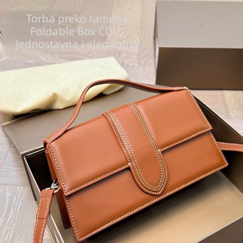 Jacq ženska torba 2025, crossbody i torba za rame, mala kvadratna forma