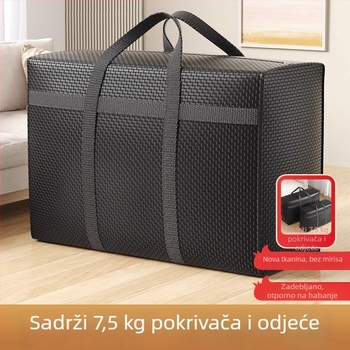 Torba za preseljenje i pakiranje, vreća za pohranu deke s izuzetno velikim kapacitetom, tkana vreća s uzorkom zmijske kože, otporna na prašinu, izdržljiva