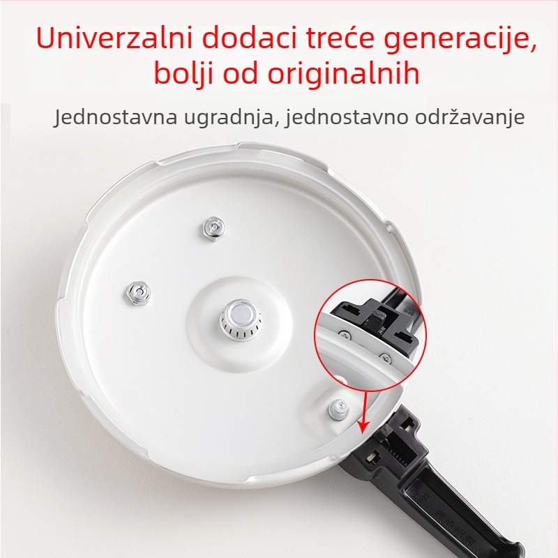 Univerzalna ručka poklopca lonca pod tlakom – aluminijska legura, klasični stil