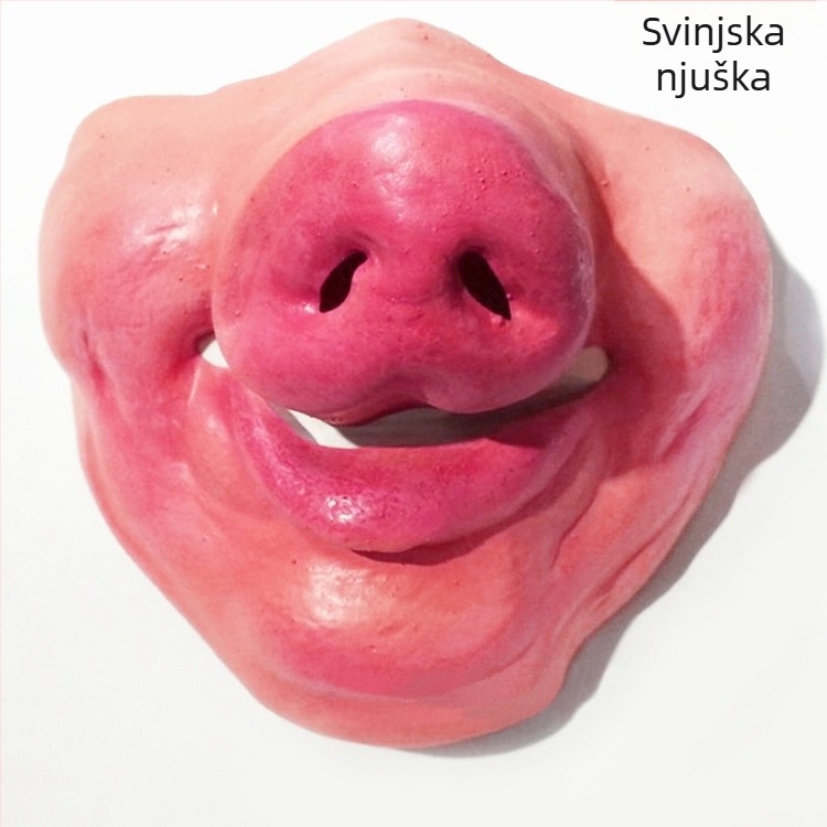 Smiješna maska za psa od PU pjene, rekvizita za kostim