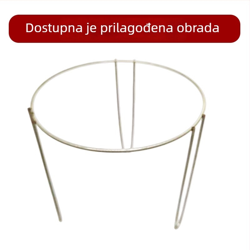 Jednokratni kružni aluminijski držač folije za roštilj, pečenu ribu i vruću posudu