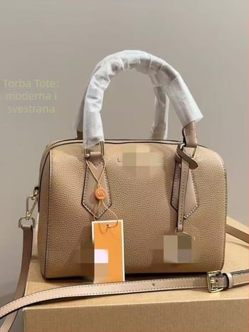 Torba Boston Pillow s floralnim uzorkom i širokim šarenim remenom za žene — nosi se u ruci, na ramenu ili crossbody