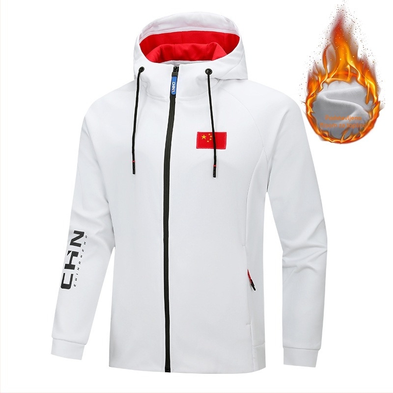 Zimska debela sportskod odjeća za trenere, unisex hoodie s kapuljom, obiteljski komplet jakni i gornjih dijelova, prilagodljivo