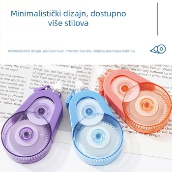 Rich 8 Korektivna prozirna traka s velikim kapacitetom za učenike, edukativni uredski pribor