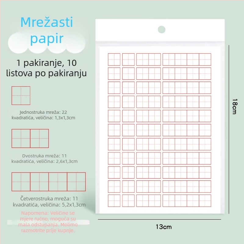 Ispravljačke naljepnice za učenike osnovne škole, listovi za ispravljanje pravopisa i riječi, nastavne potrepštine, 10 listova u pakiranju, model JZDZ-Z001R, Step by step