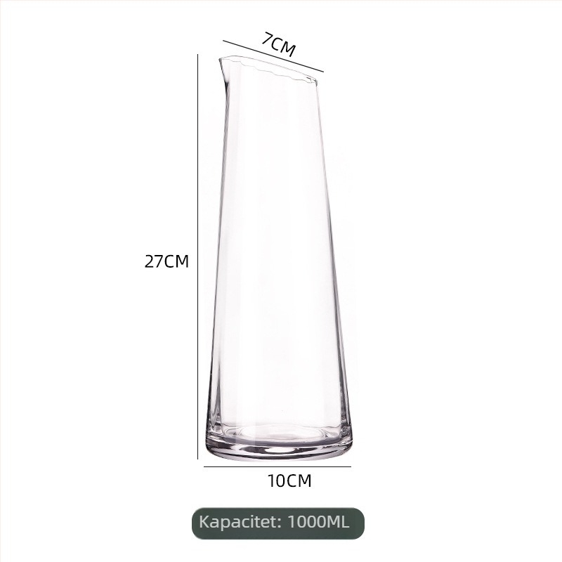 Dekanter u japanskom stilu od kristalnog stakla za vino i koktele, kapacitet 501–600 ml