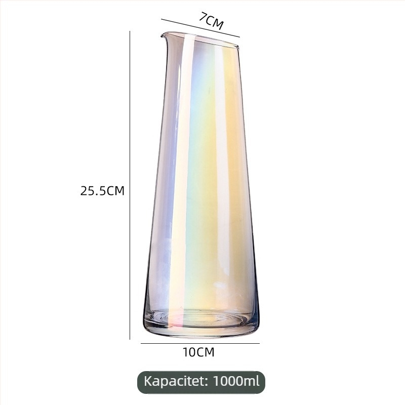 Dekanter u japanskom stilu od kristalnog stakla za vino i koktele, kapacitet 501–600 ml