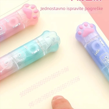 Dot Glue dvostruka korektivna traka s gradientnim dizajnom, velikim kapacitetom, tiho rada, za učenike