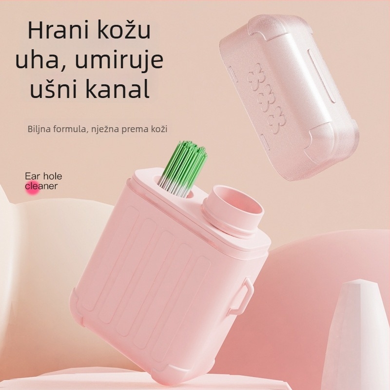 Set za čišćenje ušnog otvora s otopinom za uklanjanje mirisa i putnom torbicom