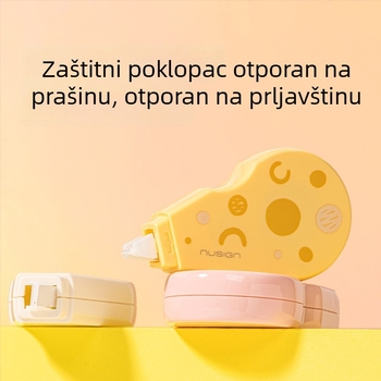 Deli široka korekcijska traka 7 mm za učenike srednje škole, tema hrane, tiši dizajn