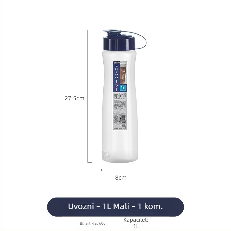 Plastična boca za hladnu vodu velike kapacitete, otporna na visoke temperature, za napitke i skladištenje hladne vode