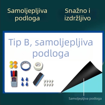 Magnetna ploča za zid s ljepilom, zelena izbrisiva površina za pisanje i dodaci