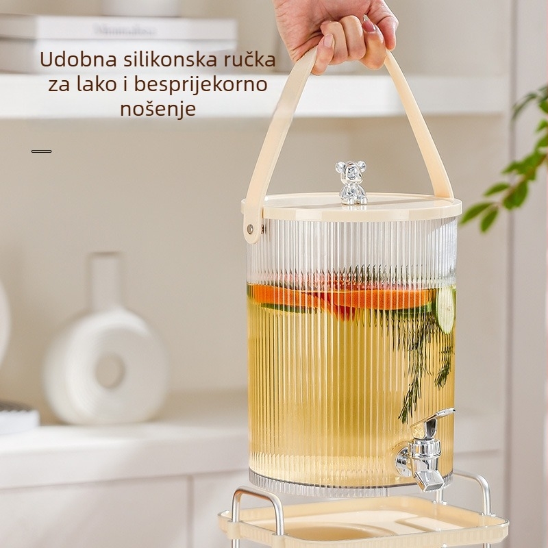Domaći dispenser napitaka s mlaznicom, velik kapacitet za čaj, čaj od voća i sokovi, lagani luksuzni dizajn
