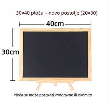 Pažljivo odabrana stolna ploča za bar, s visećom pločom za poruke, ploča za jelovnik, dječja ploča za crtanje, nemagnetična
