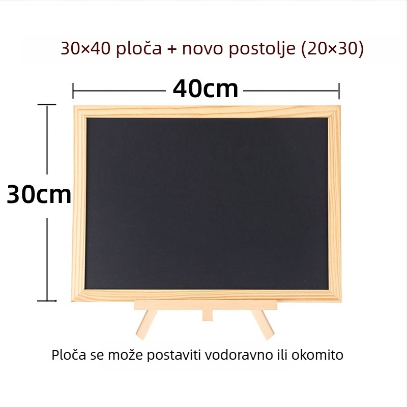 Pažljivo odabrana stolna ploča za bar, s visećom pločom za poruke, ploča za jelovnik, dječja ploča za crtanje, nemagnetična