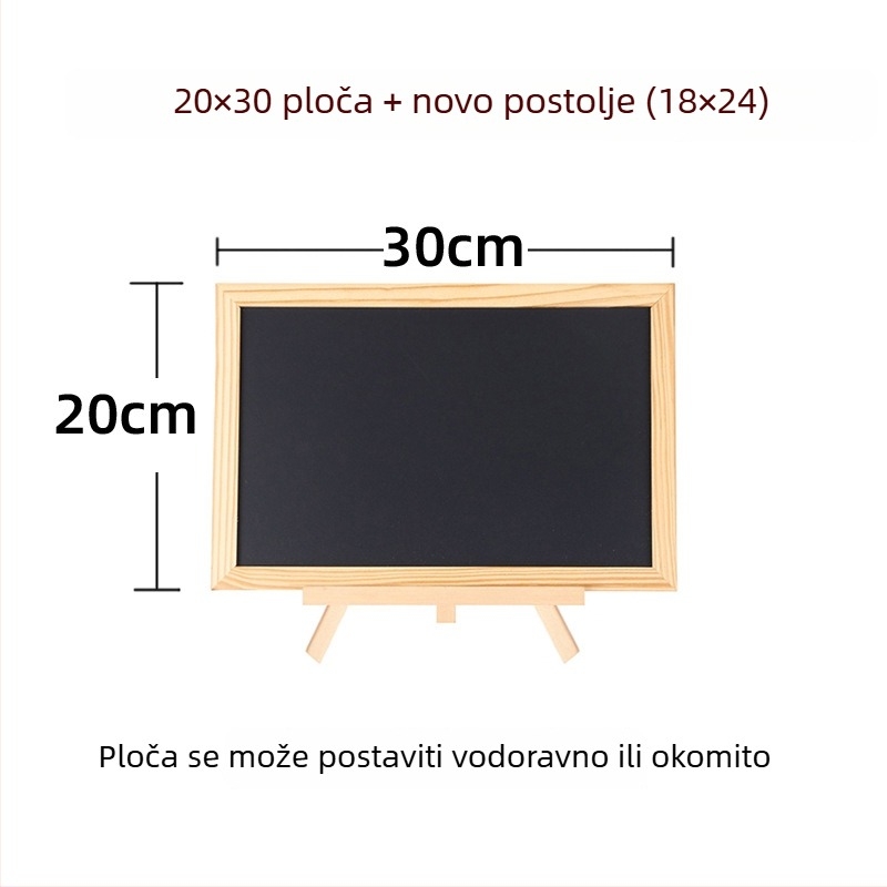 Pažljivo odabrana stolna ploča za bar, s visećom pločom za poruke, ploča za jelovnik, dječja ploča za crtanje, nemagnetična