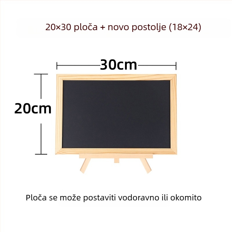 Pažljivo odabrana stolna ploča za bar, s visećom pločom za poruke, ploča za jelovnik, dječja ploča za crtanje, nemagnetična
