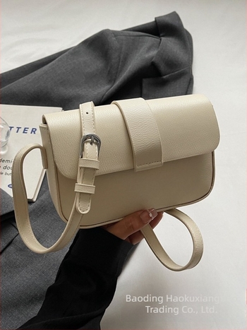 Vintage minimalistička mala kvadratna torbica za žene, novi model 2024, visoko-kvalitetan modni stil, torba ispod pazuha i crossbody.