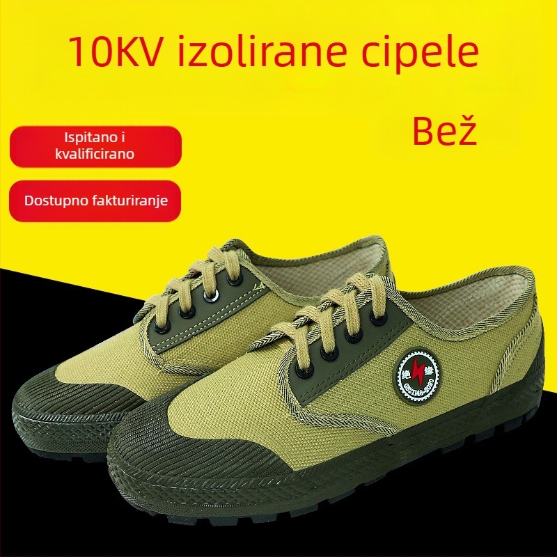 2025 nove izolirane cipele za električare s niskim naponom, zaštita od elektrošoka 10 kV, obuća s visokim i niskim gornjim dijelom